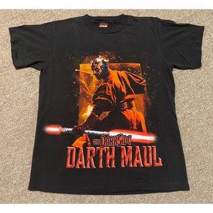 Vintage 1998 Medium Star Wars Episode 1 Darth Maul Sith Single Stitch T-Shirt